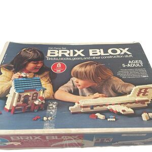 Vintage Sears Little Leaners Brix Blox Construction Set 785 pcs